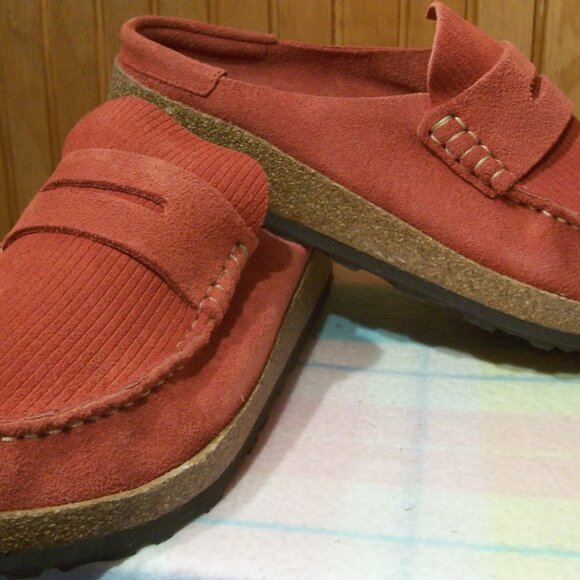 Birkenstock Naples Corduroy Sienna Red 42 - Picture 7 of 9